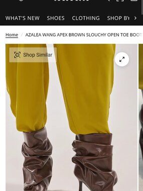 AKIRA AZALEA WANG HAWKSTON BLACK PU RUCHED WESTERN BOOTIE Size 1010